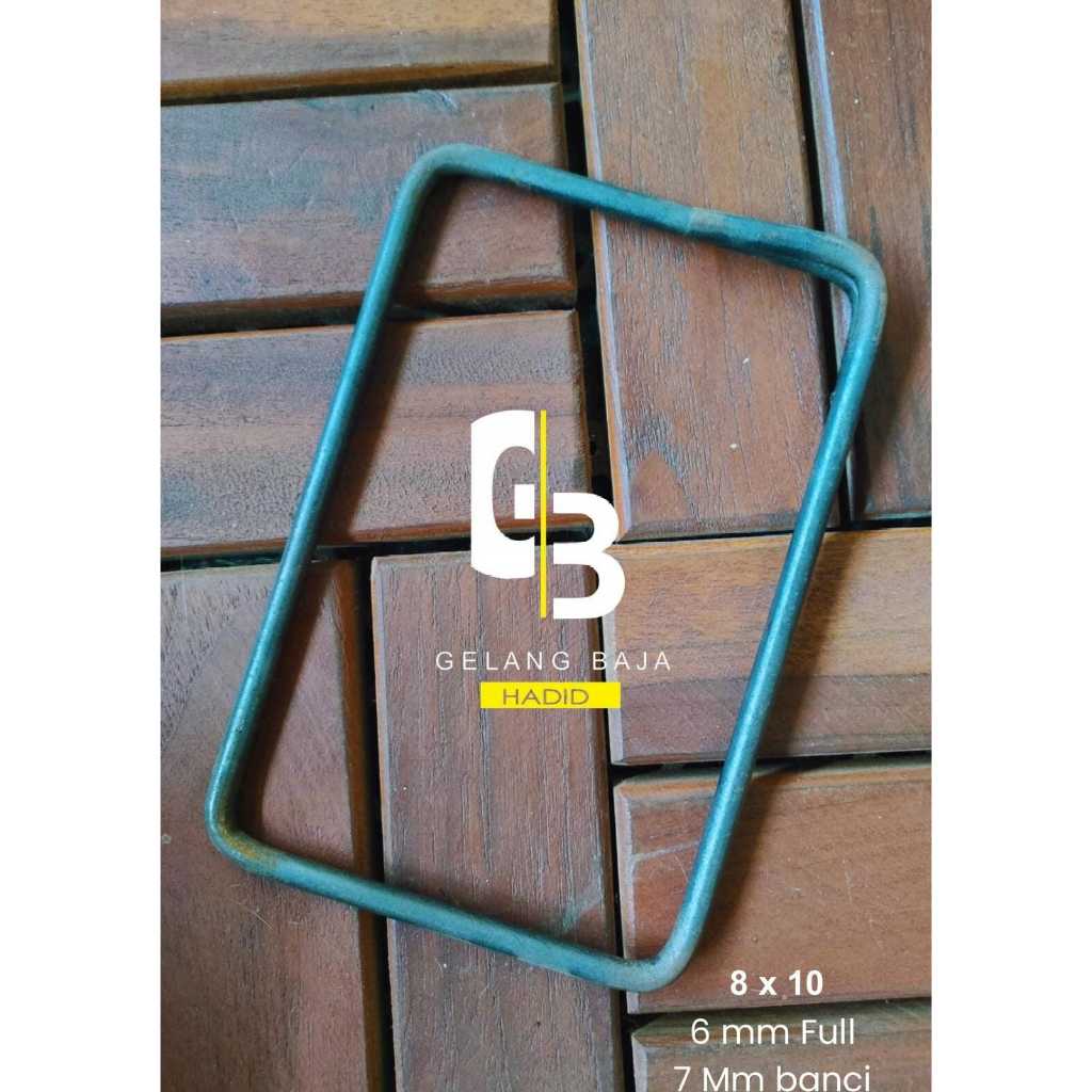 Besi Begel / Ring Behel / Kolom Besi / Cincin Ring Besi 8x10 7Mm Banci / 6Mm full