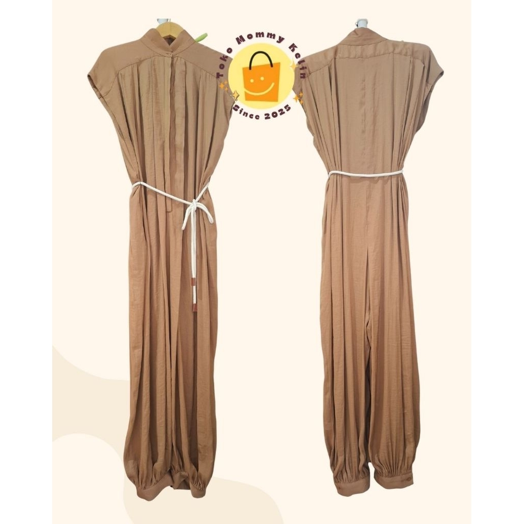 Zara Flowy Jumpsuit with Belt / Baggy ORIGINAL - Preloved like New