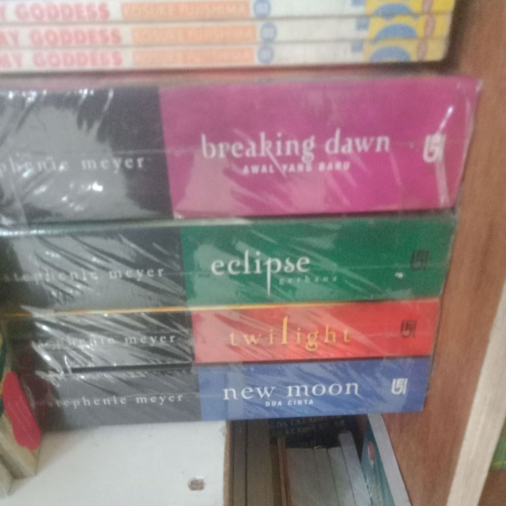 novel breaking down, eelipse, twilight, new moon 4 buku