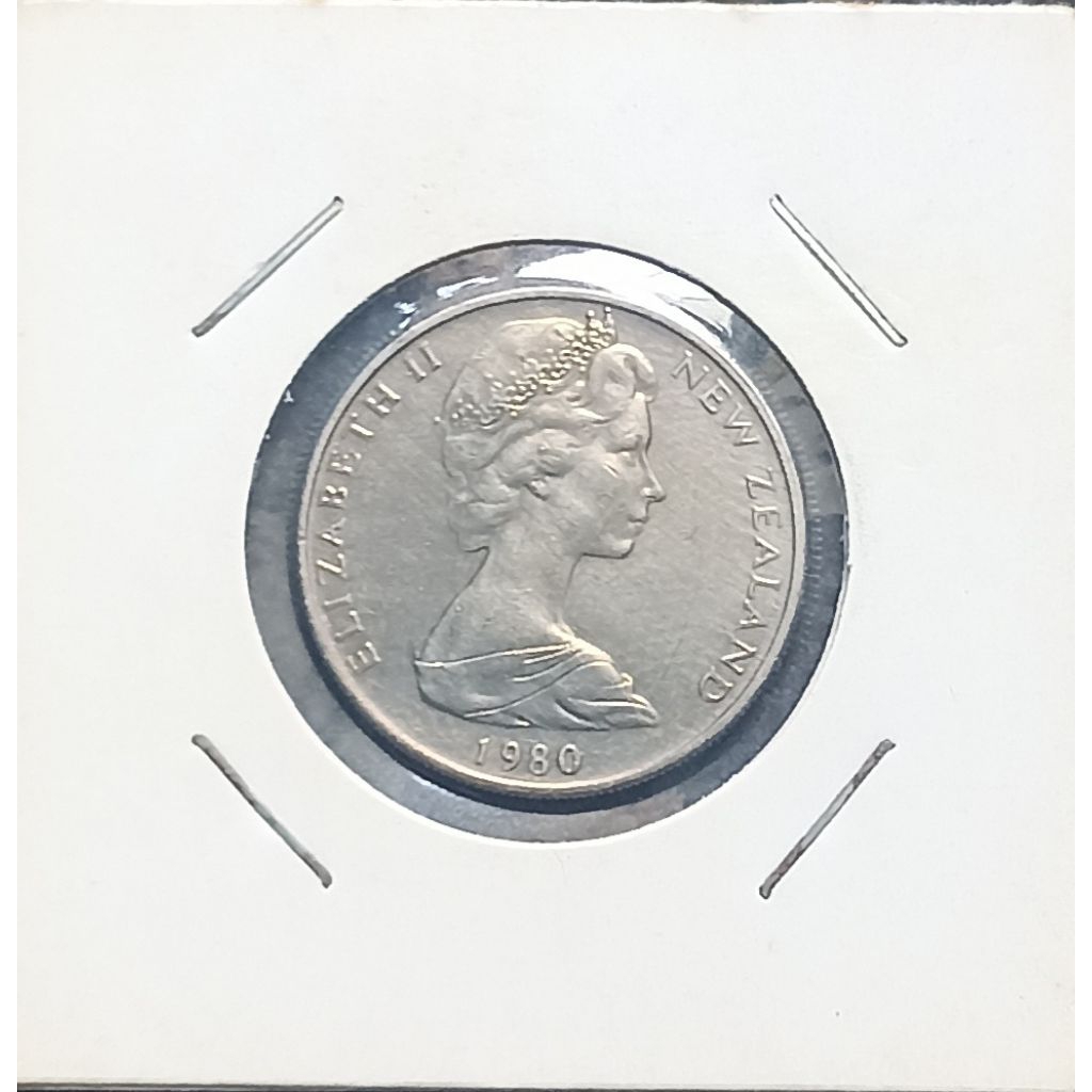 UANG KOIN NEW ZEALAND 1O CENT 1980