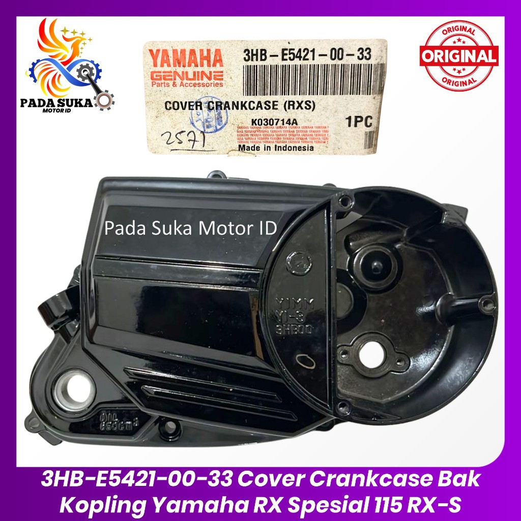 Cover Crankcase Krengkes / Bak Kopling Yamaha RX Spesial 115 RX-S / 3HB-E5421-00-33 Original YGP 100