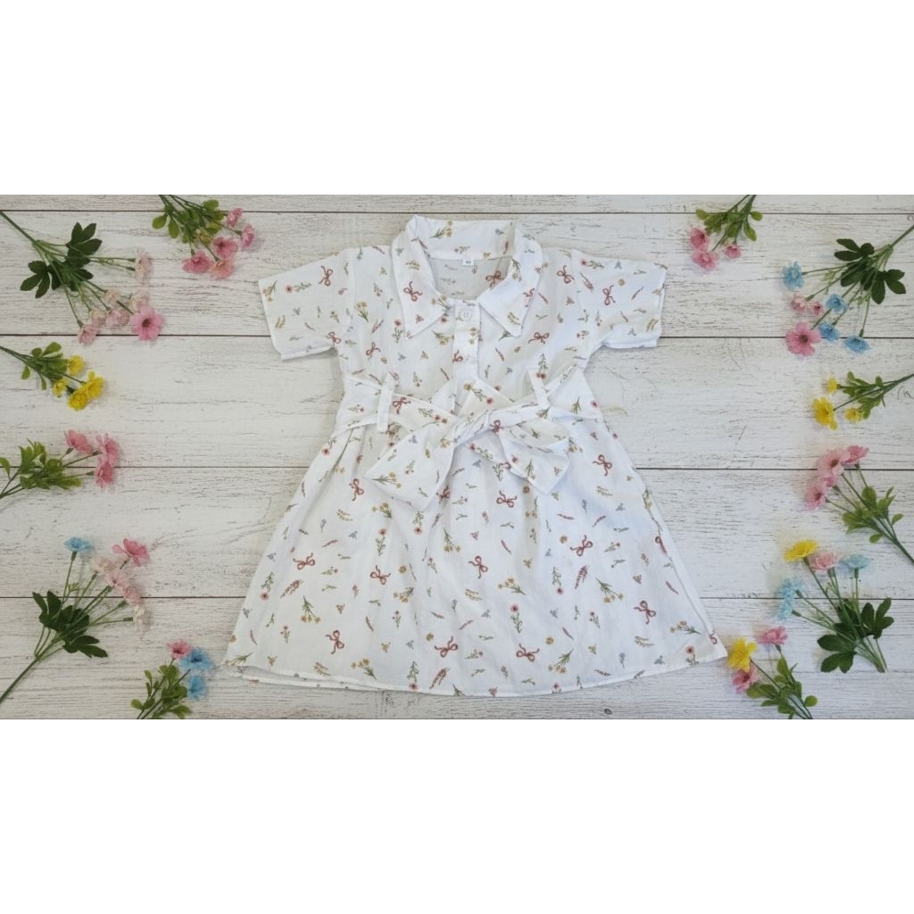 Dress anak Magnolia ribbon dress