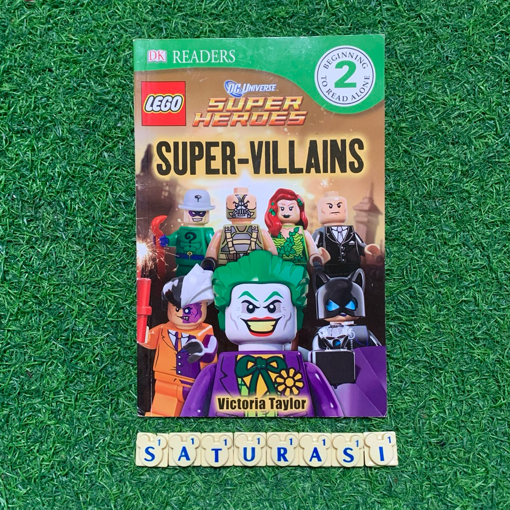 (Saturasi Preloved) DK Readers Lego DC Universe: Super-Villains - Buku Cerita Anak Import