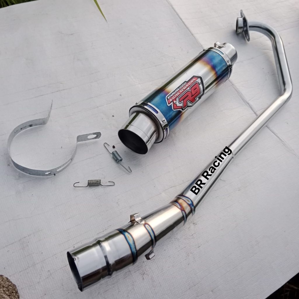 Knalpot Racing R9 Mugello satria fu 150 jupiter mx old jupiter mx new 135