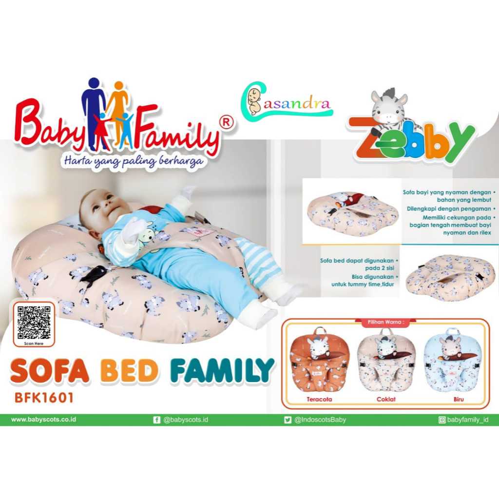 Baby Family Sofa Bed Zebby Series BFK 1601 / Sofa Bayi