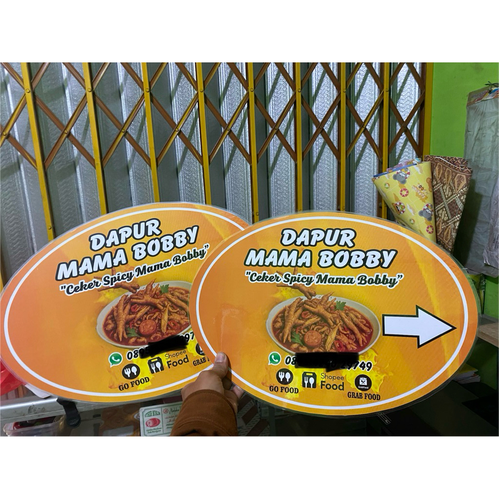 RUTE ARAH PERNIKAHAN/ARAH RESTORAN PLUS LAMINATING A4/A3