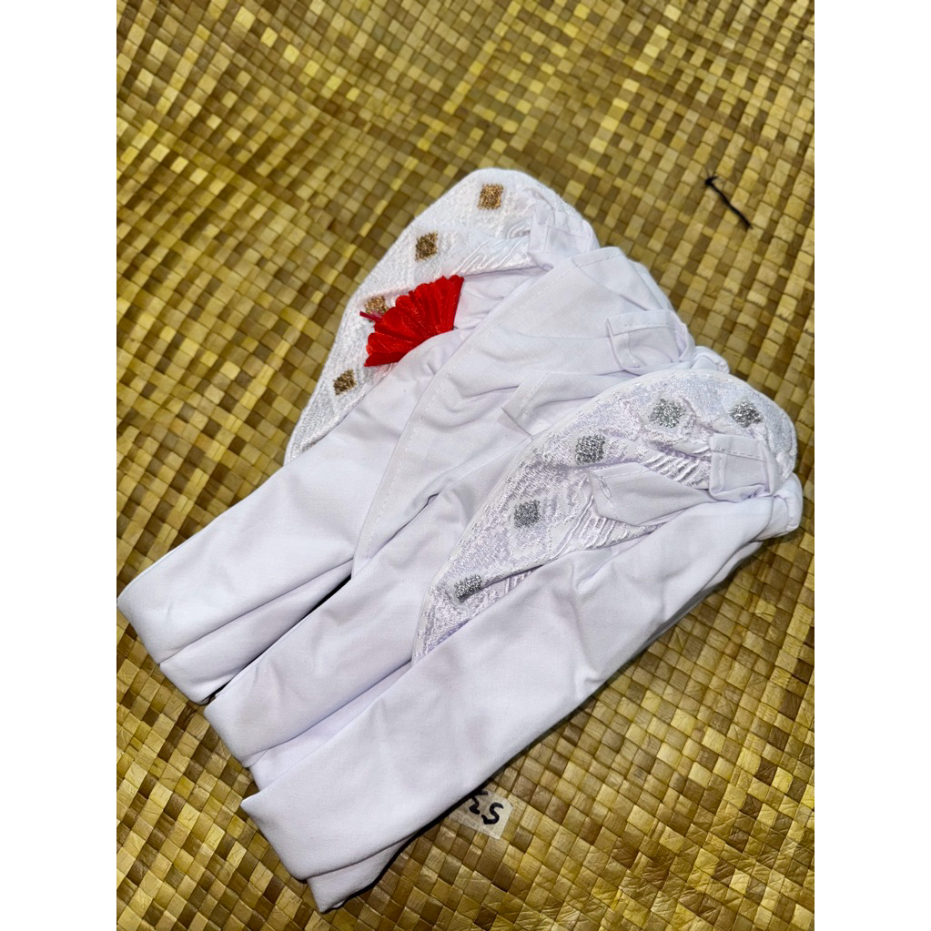 udeng bordir katun bali,udeng jadi praktis