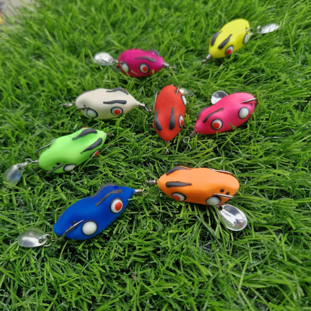 soft frog umpan casting homemade 3,5cm