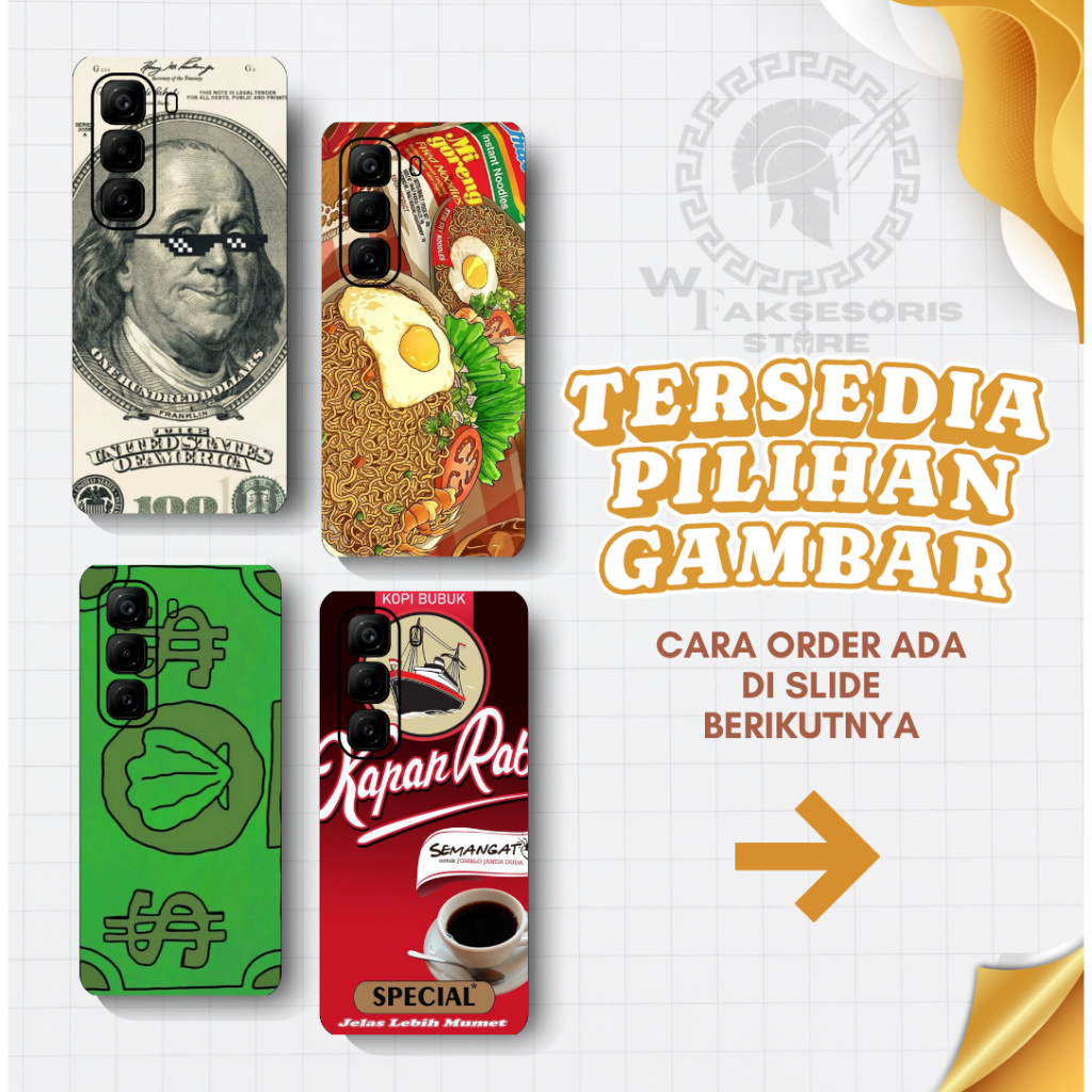 Garskin Stiker Hp Anti Jamur Ready semua Tipe Hp