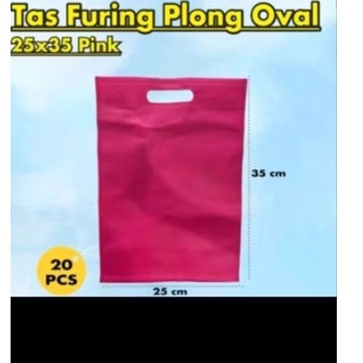 tas plong kain ukuran 25×35