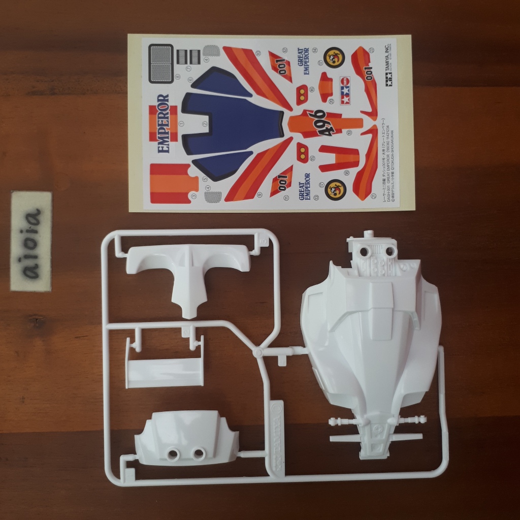 TAMIYA Dash 001 Great Emperor Body Decal