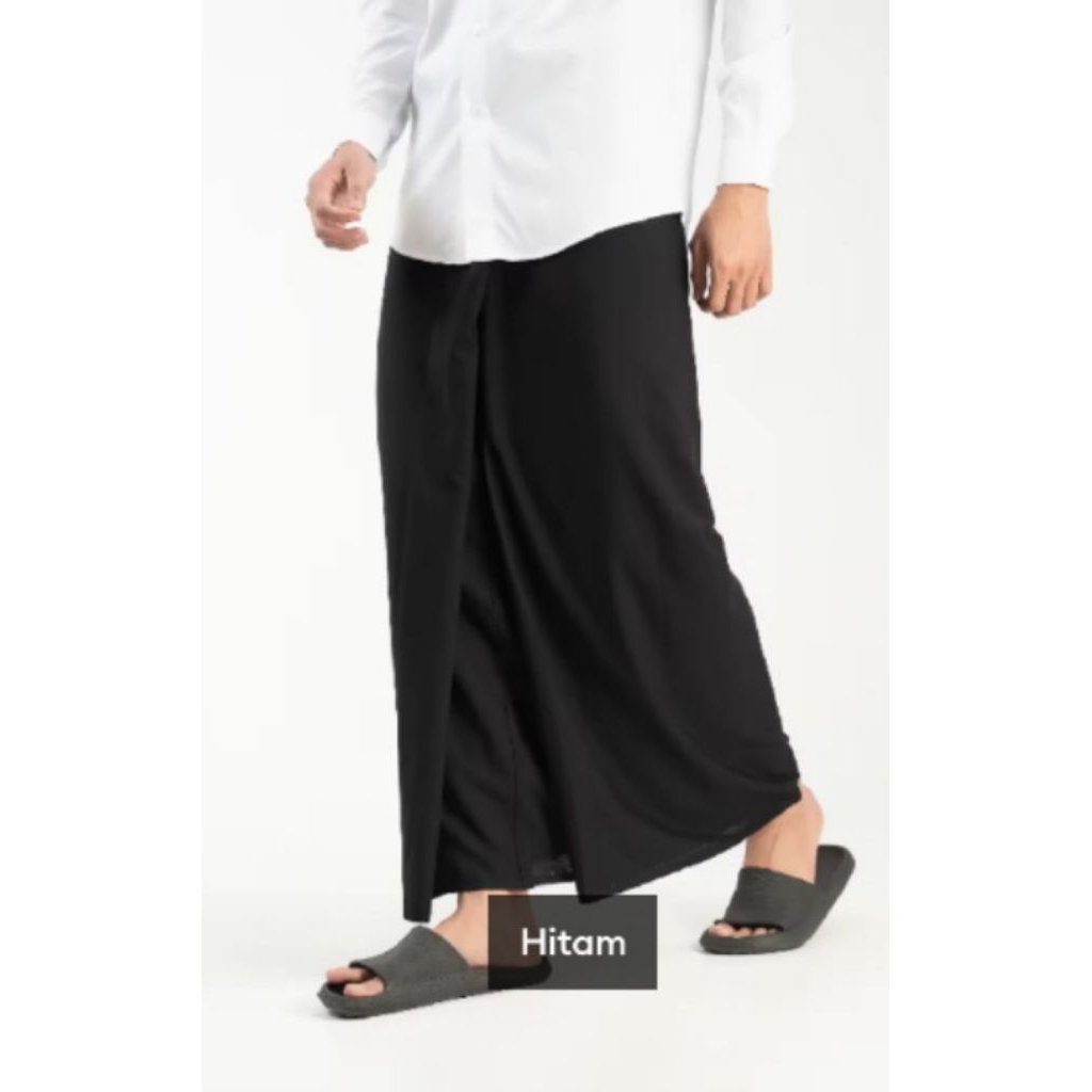 Sarung Gajah Duduk Polos Hitam Tumpal Asia Nusantara Premium Original Terlaris