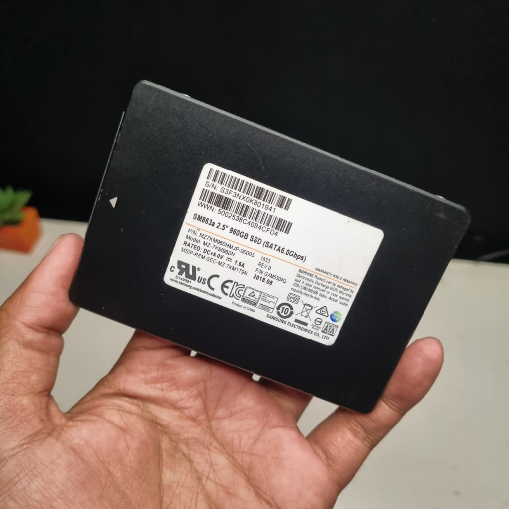 [BEKAS] SSD SATA Samsung 960GB
