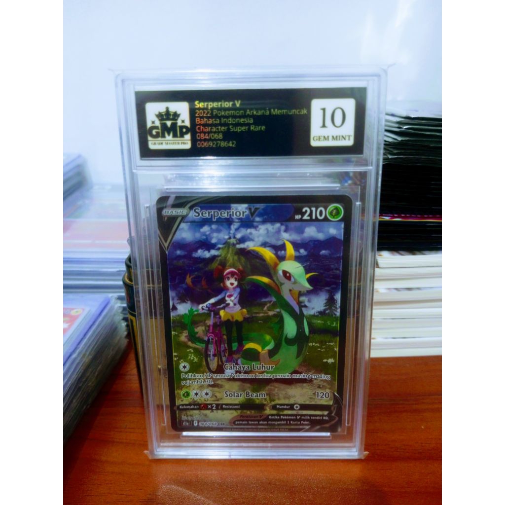 Serperior V 2022 Pokemon Arkana Memuncak Grade Master Pro 10