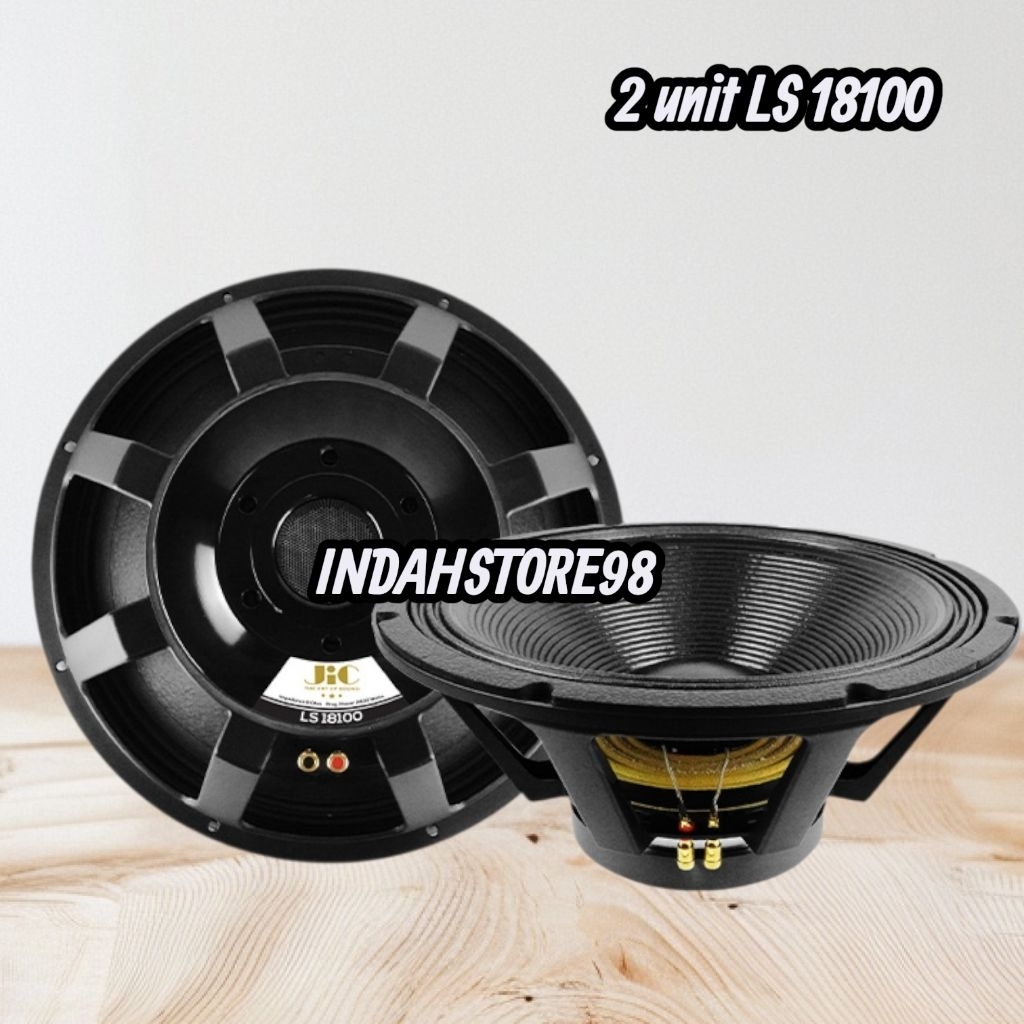 Paket 2 Unit Speaker 18 Inch JIC LS 18100 Original Jic LS18100