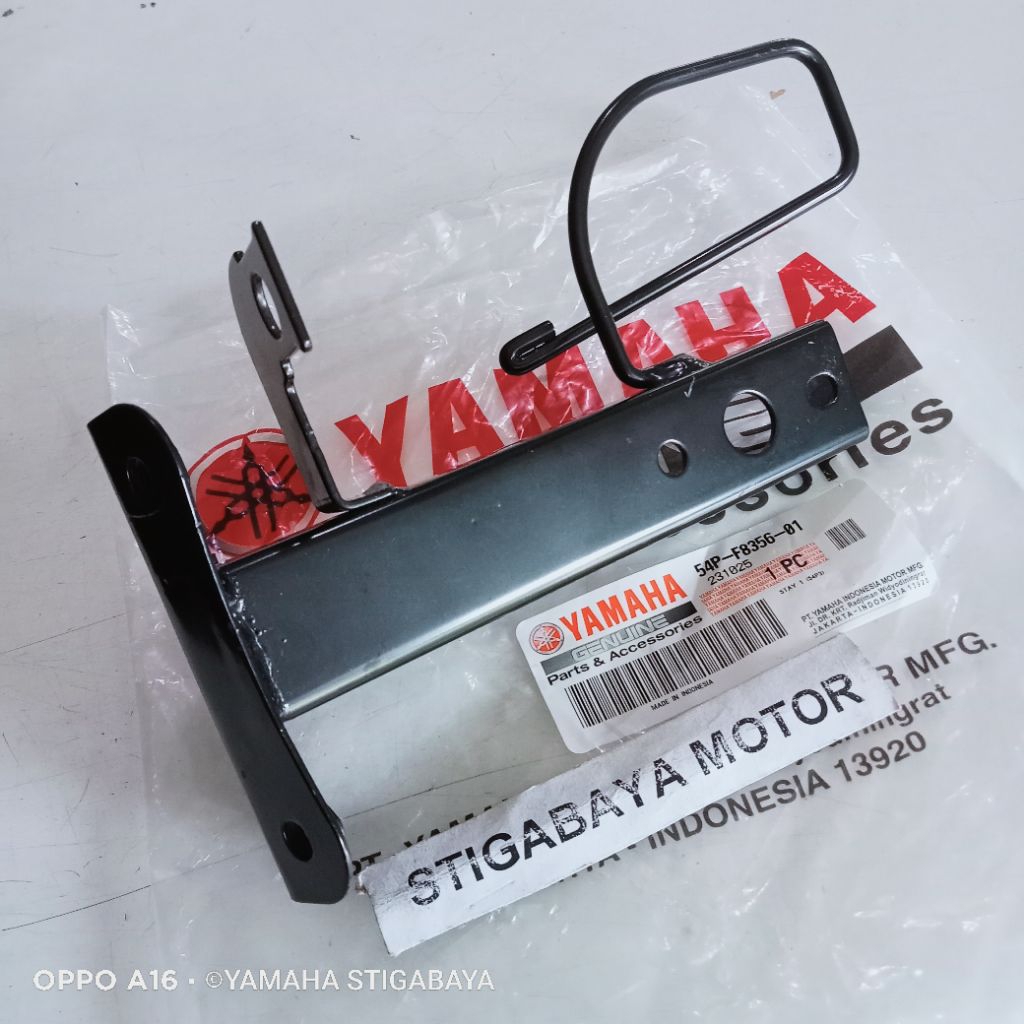 dudukan tameng depan Mio j original bracket tameng depan Mio j