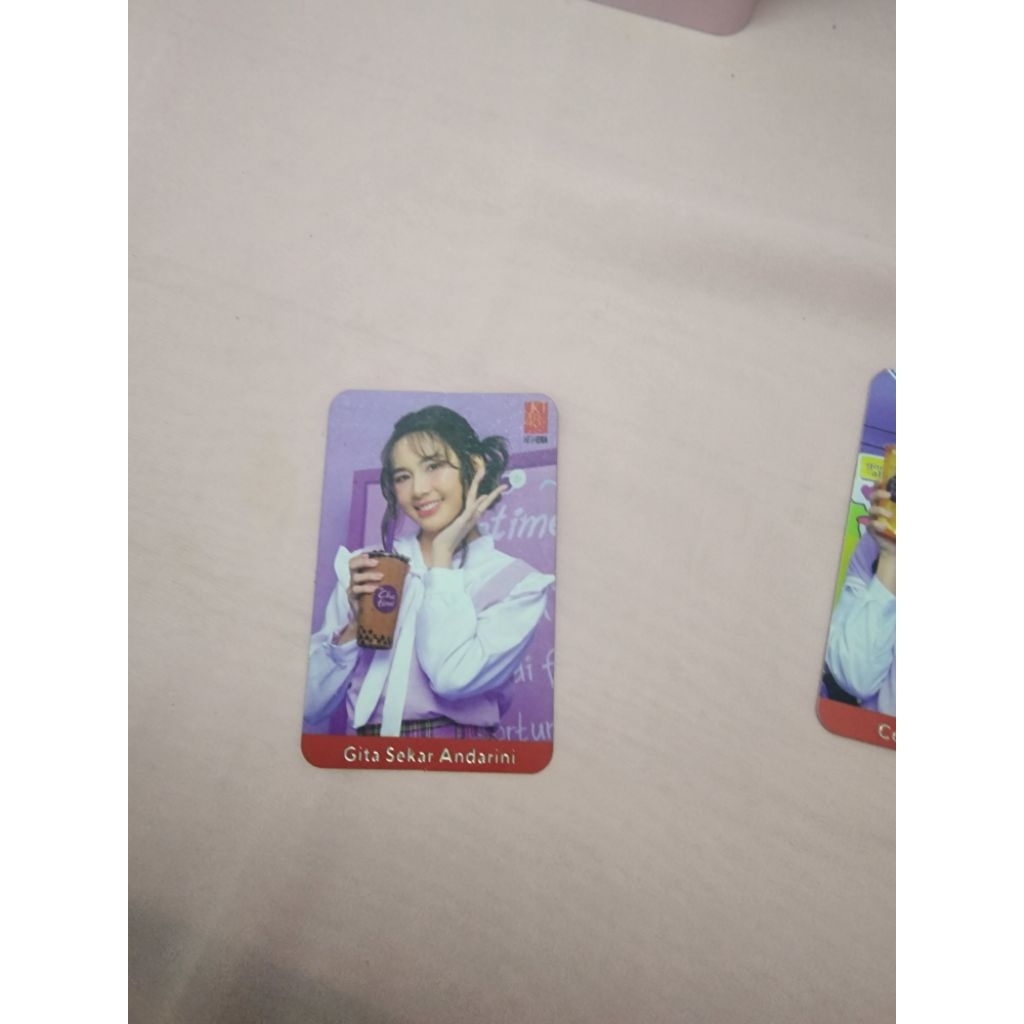 photocard jkt48 official chatime X JKT48