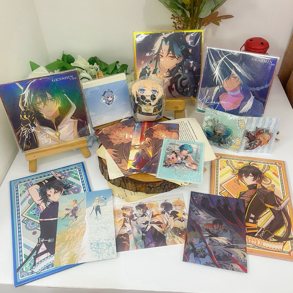 Clearance Sale Last Stock Official & Fanmerch Megumi Gnsn Annshiro76 Jean Xiaother Xiao Zhongli Kaey