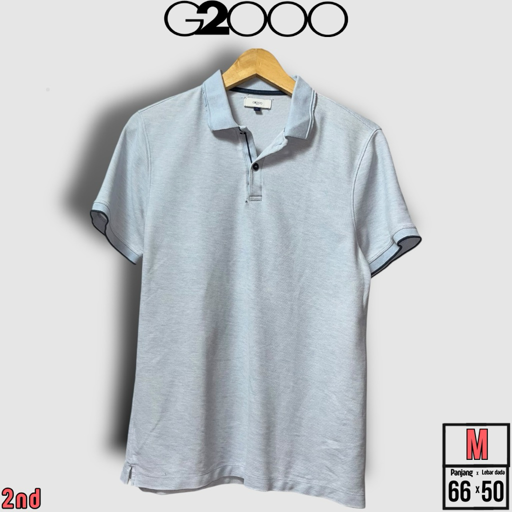 KAOS POLO PRIA G2000 BIRU SIZE M