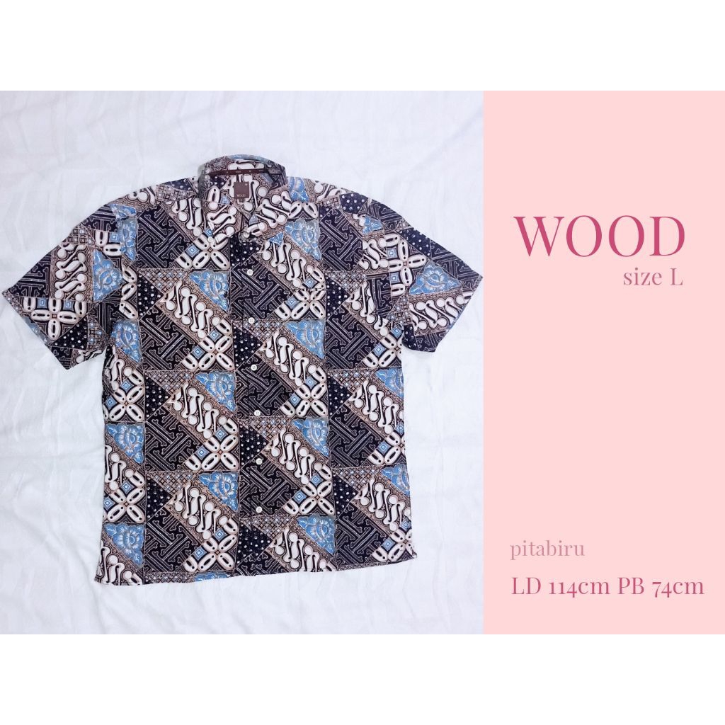 kemeja WOOD preloved