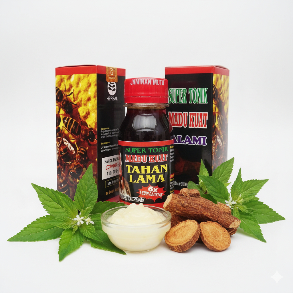 MADU ALAMI CAP KUDA TONIK SEGEL MERAH STAMINA BOOST ASLI TINGKATKAN KUALITAS SP3RM4