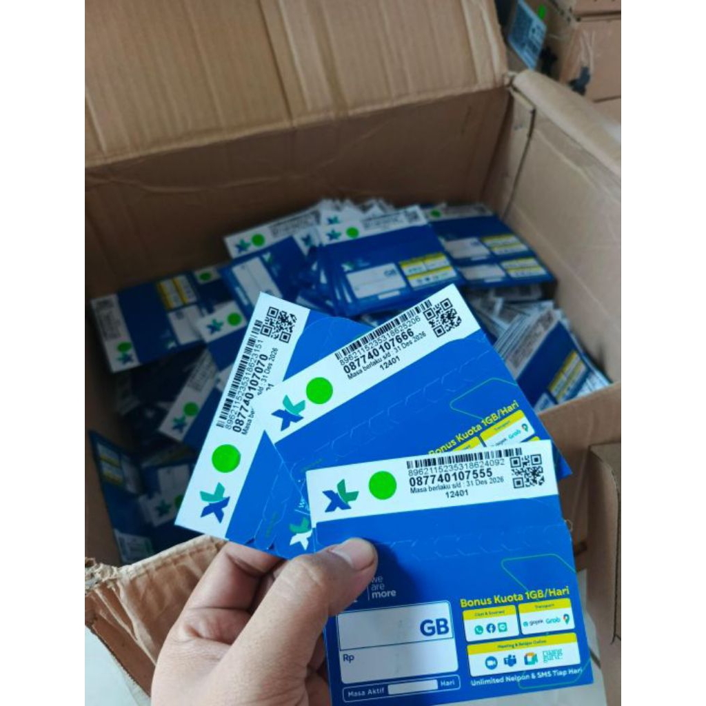 kartu perdana XL segel