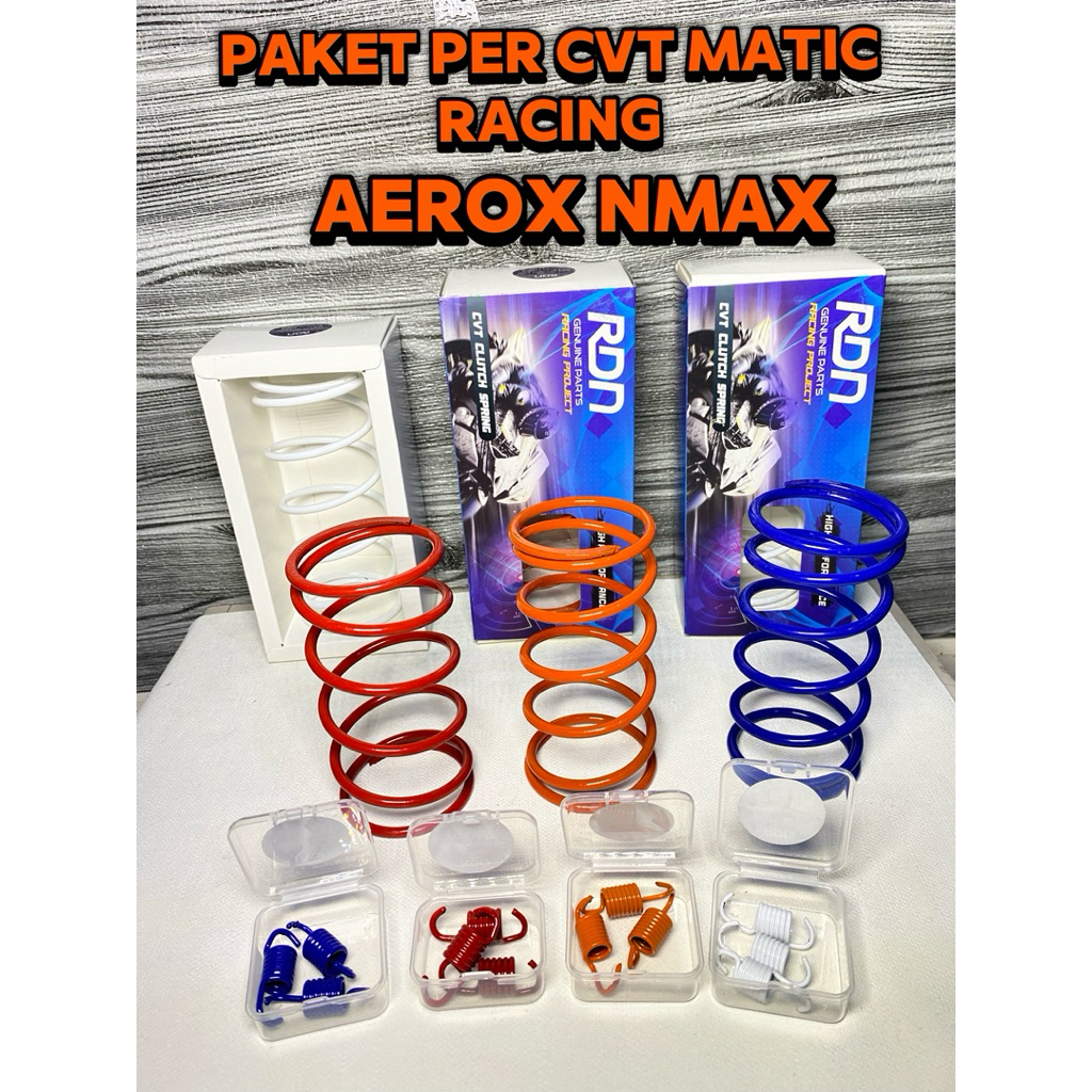 Paket Per CVT & Per Sentri Matic Racing AEROX NMAX Original Baja Karbon