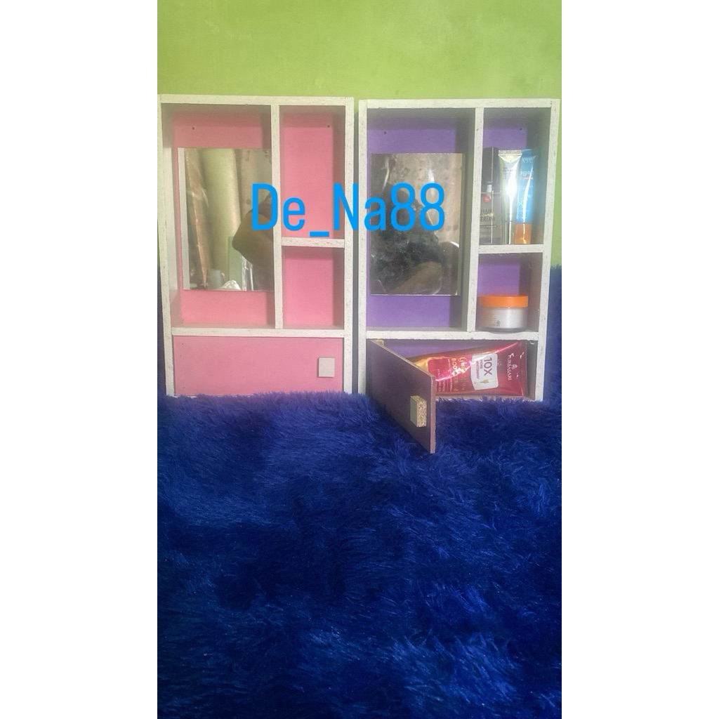 Rak Kaca Rias mini/Tolet Rias Mini