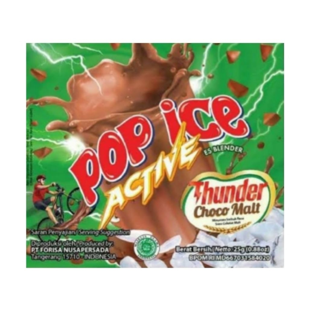 [ABNC.ID] POP ICE ACTIVE THUNDER CHOCO MALT (ISI 10)