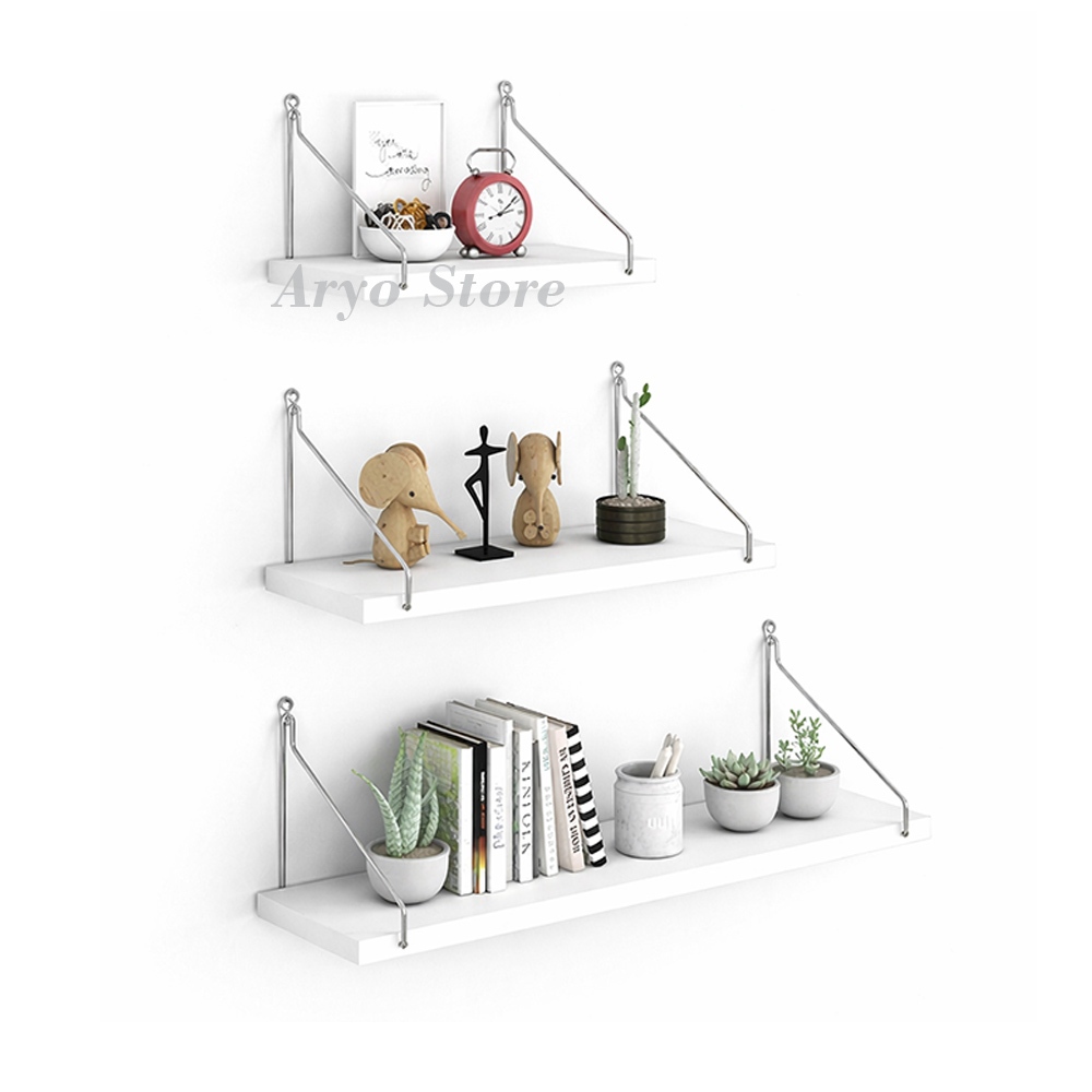 Rak Dinding Tali Besi Tempel Minimalis