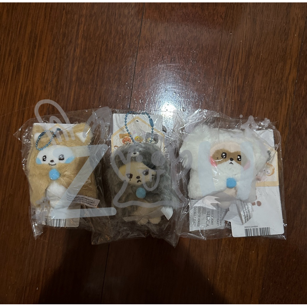 [READY STOCK] ZEROBASEONE ZERONI FLUFFY WONDERLAND MINI PLUSH KEYRING HANINI RININI GYUNINI