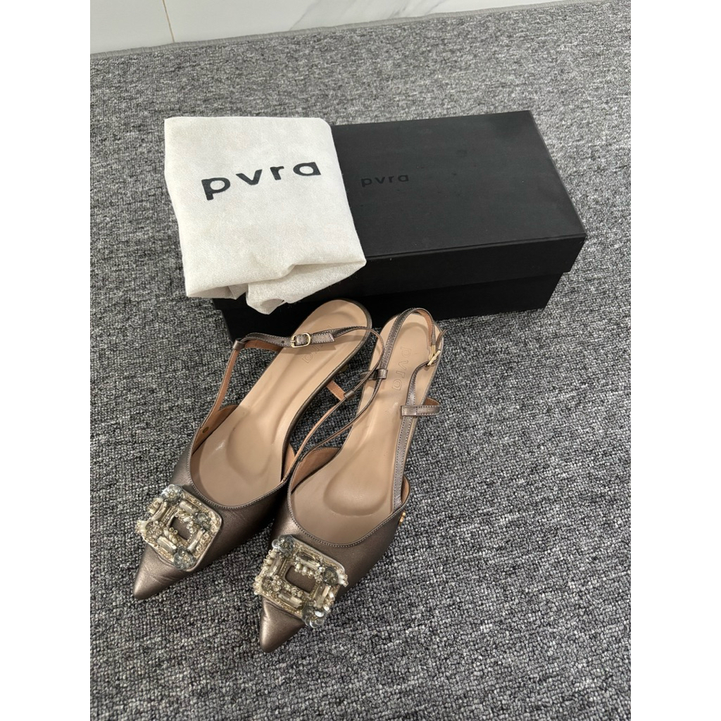 Preloved PVRA Kaira Heels Bronze