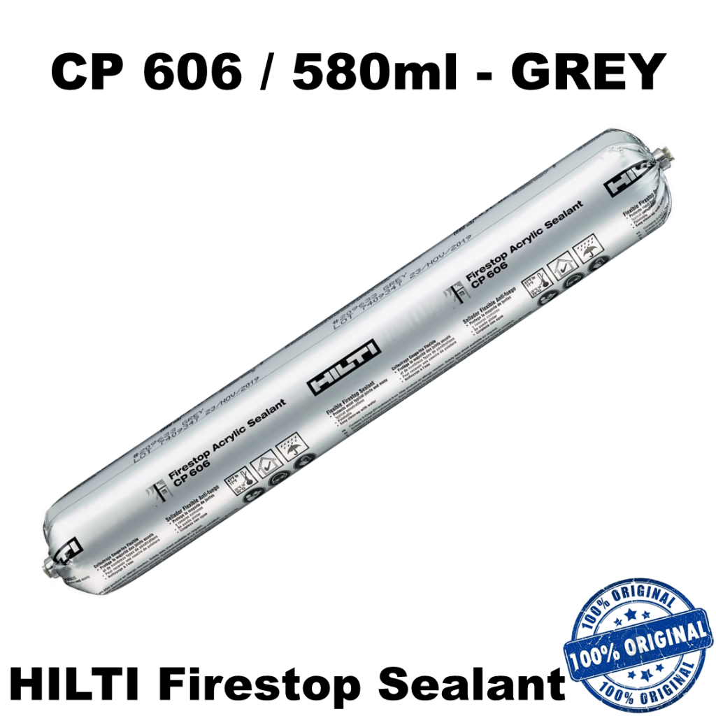 HILTI Firestop Sealant CP 606 580ml - GREY | HILTI Firestop Sealant CP 606 - GREY