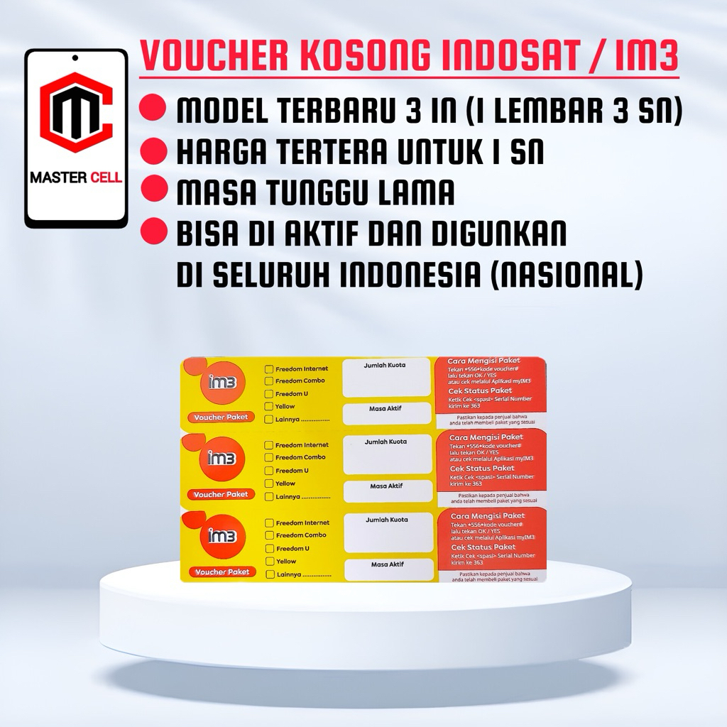 Voucher Kosong Im3 Voucher Kosong Indosat