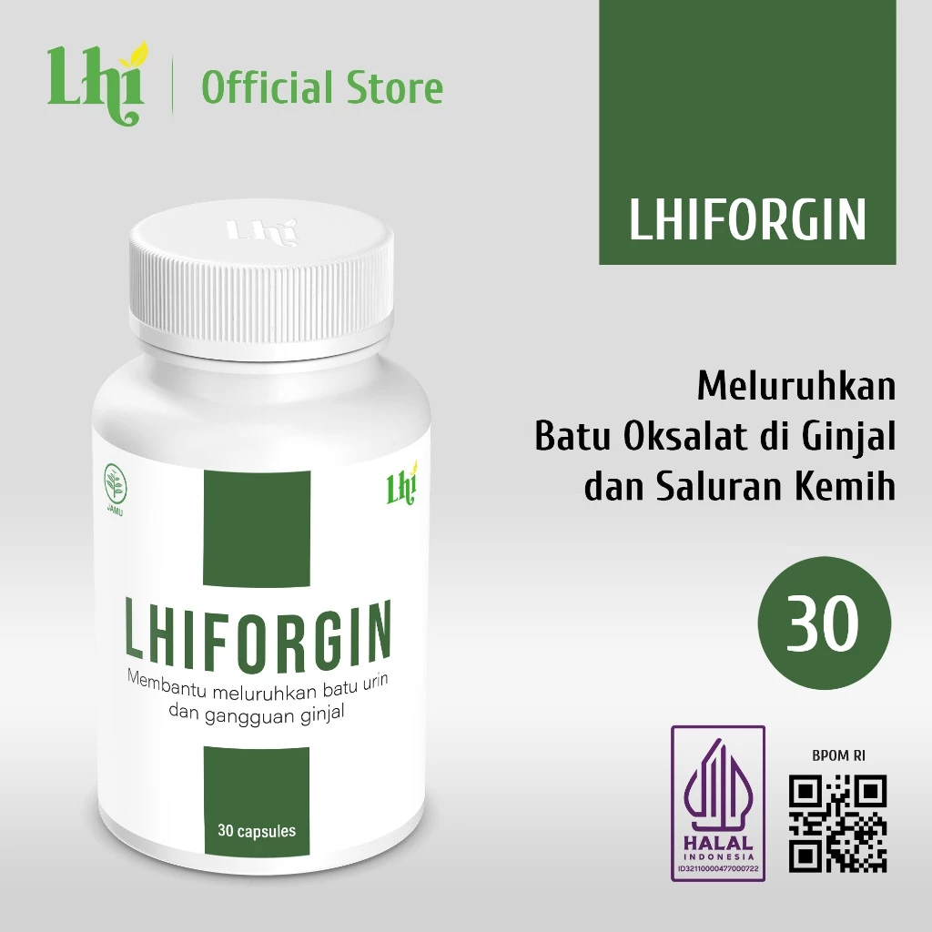 Lhiforgin Herbal Obat Batu Ginjal dan Infeksi Saluran Kemih