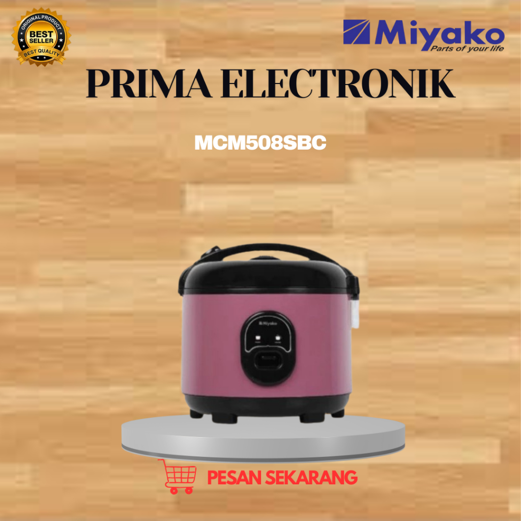 MIYAKO RICE COOKER MCM-508SBC/MCM508 SBC/MCM 508SBC/MCM-508 SBC/MCM 508 SBC/ORIGINAL