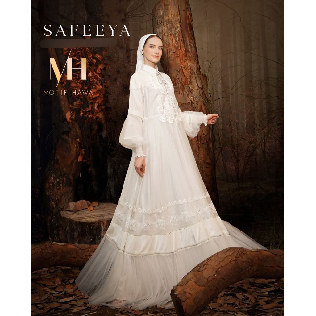 MOTIF HAWA (5 SERIES) - AYANA - AMARA - MALAIKHA - CAMILIA - SAFEEYA WHITE - SHERAMORA - DRESS SCARF