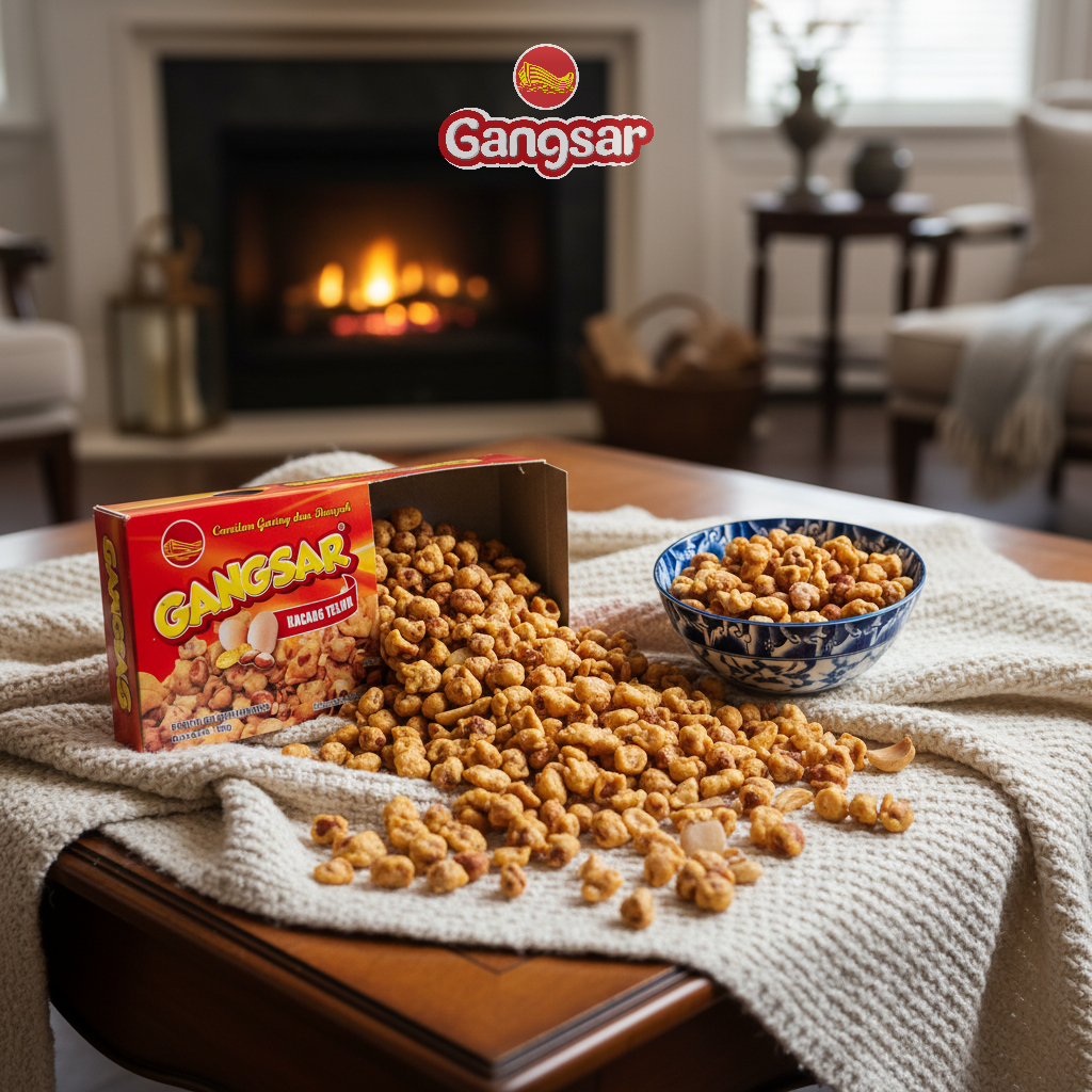 Karton Kacang Telur Gangsar 450gr | Kemasan Besar Hemat