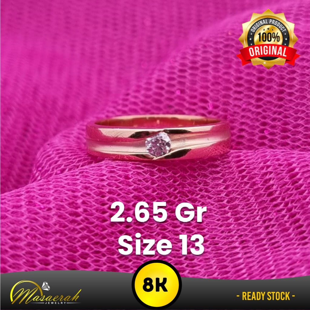 Cincin Emas 8K - Toko Emas Gajah Saerah - 2.65 Gram 2398