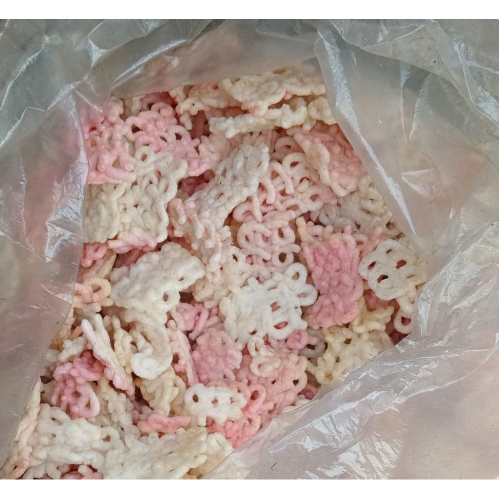 200 Gram Kerupuk nDeso Goreng Mateng Merah Putih khas Wonogiri