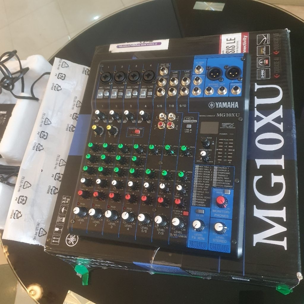 Yamaha MG10XU Mixer Audio ( Second Very Good Condition ) Mulus Lengkap Original Made In Malaysia