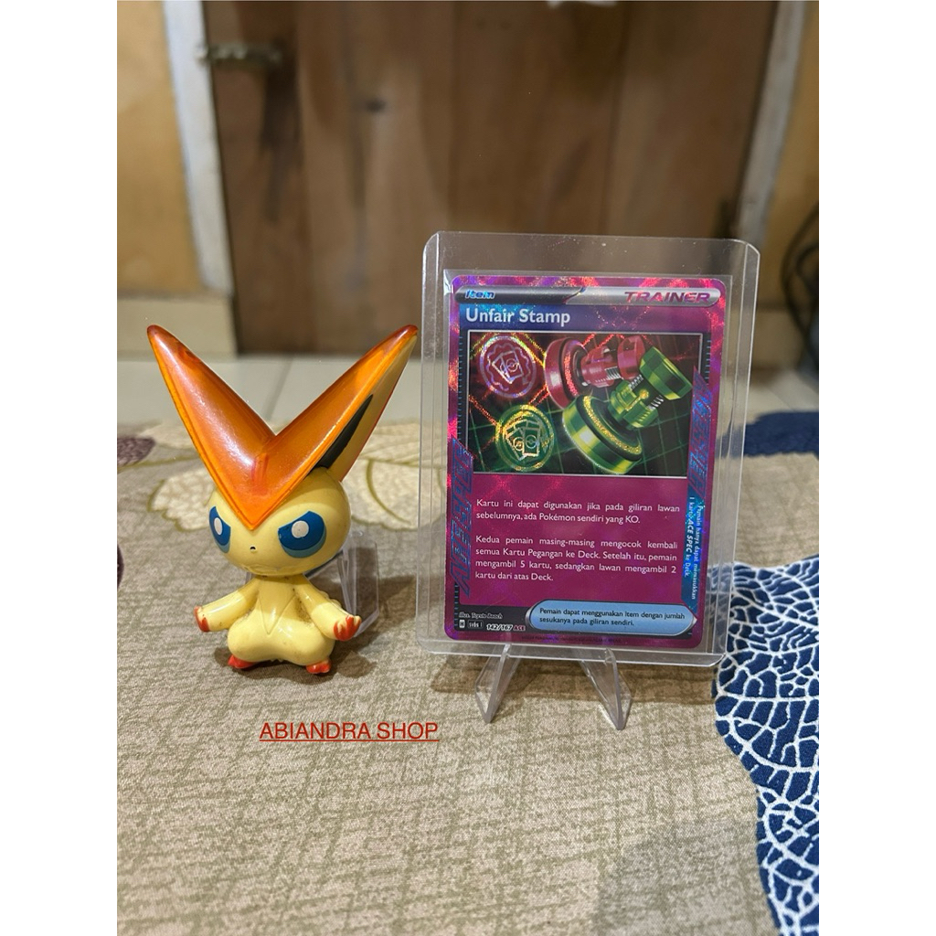 UNFAIR STAMP ACE SPEC set sv6S (Topeng transfigurasi) Kartu pokemon