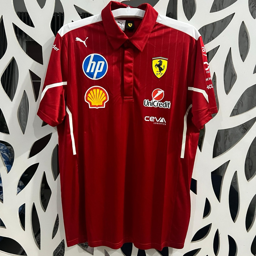 Baju Polo Scuderia Ferrari HP Pro Formula One Team 2025