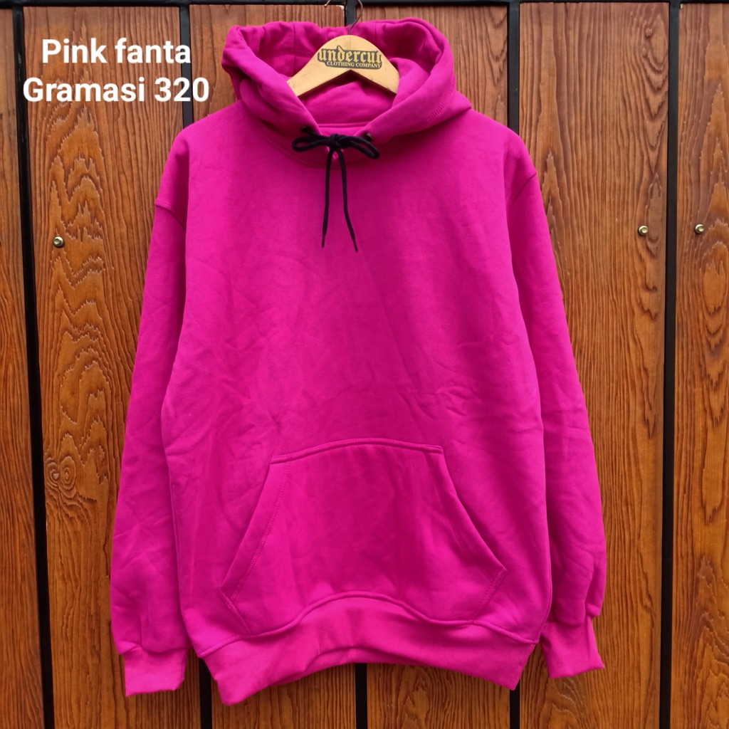 UNDERCUT Hoodie Polos Fleece Cotton 330gsm |Hoodie fleece cotton Tebal 330gsm| Hoodie premium 330gsm