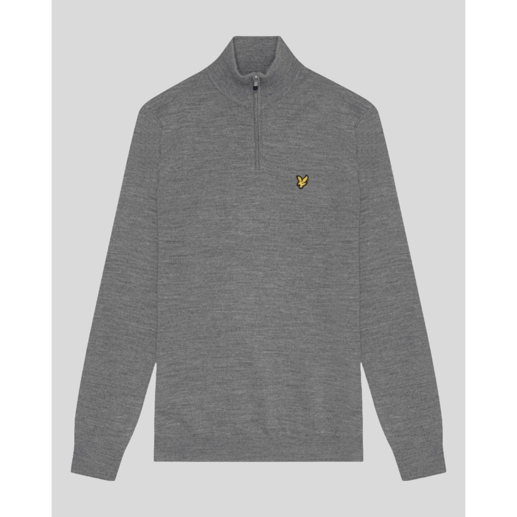 Lyle & Scott 1/4 Zip Wool Blend Jumper Original