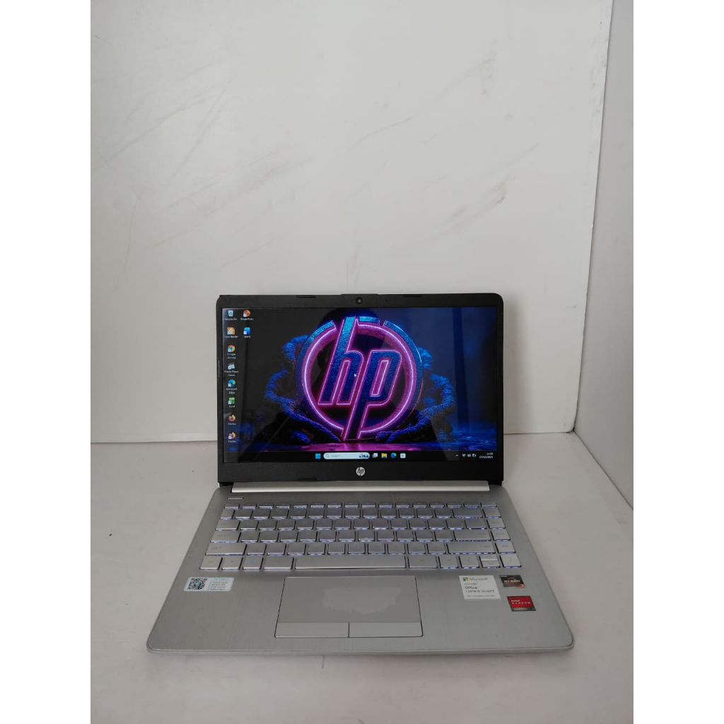 AMD Ryzen 3-3250U Dali amd radeon graphics 2gb keyboard nyala HP 14s 8/512