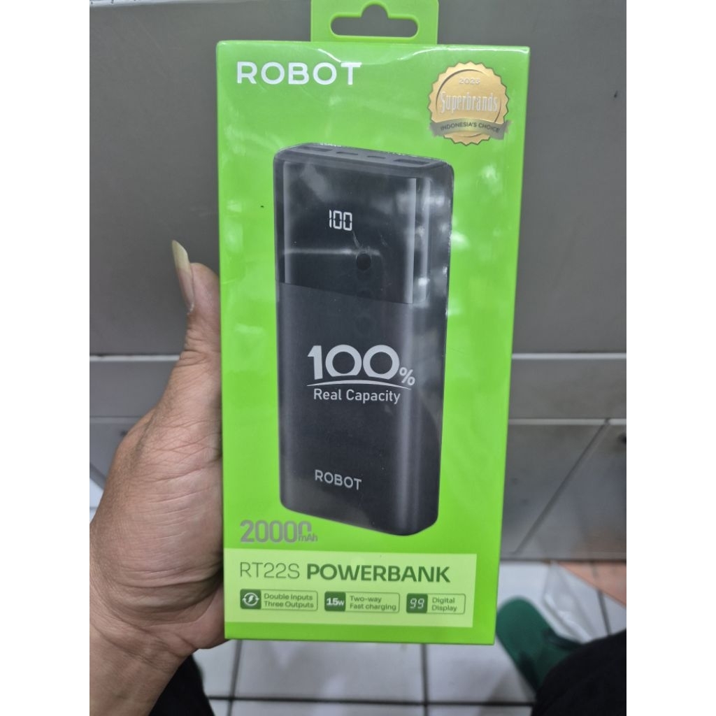power bank charger 20000 mah original robot