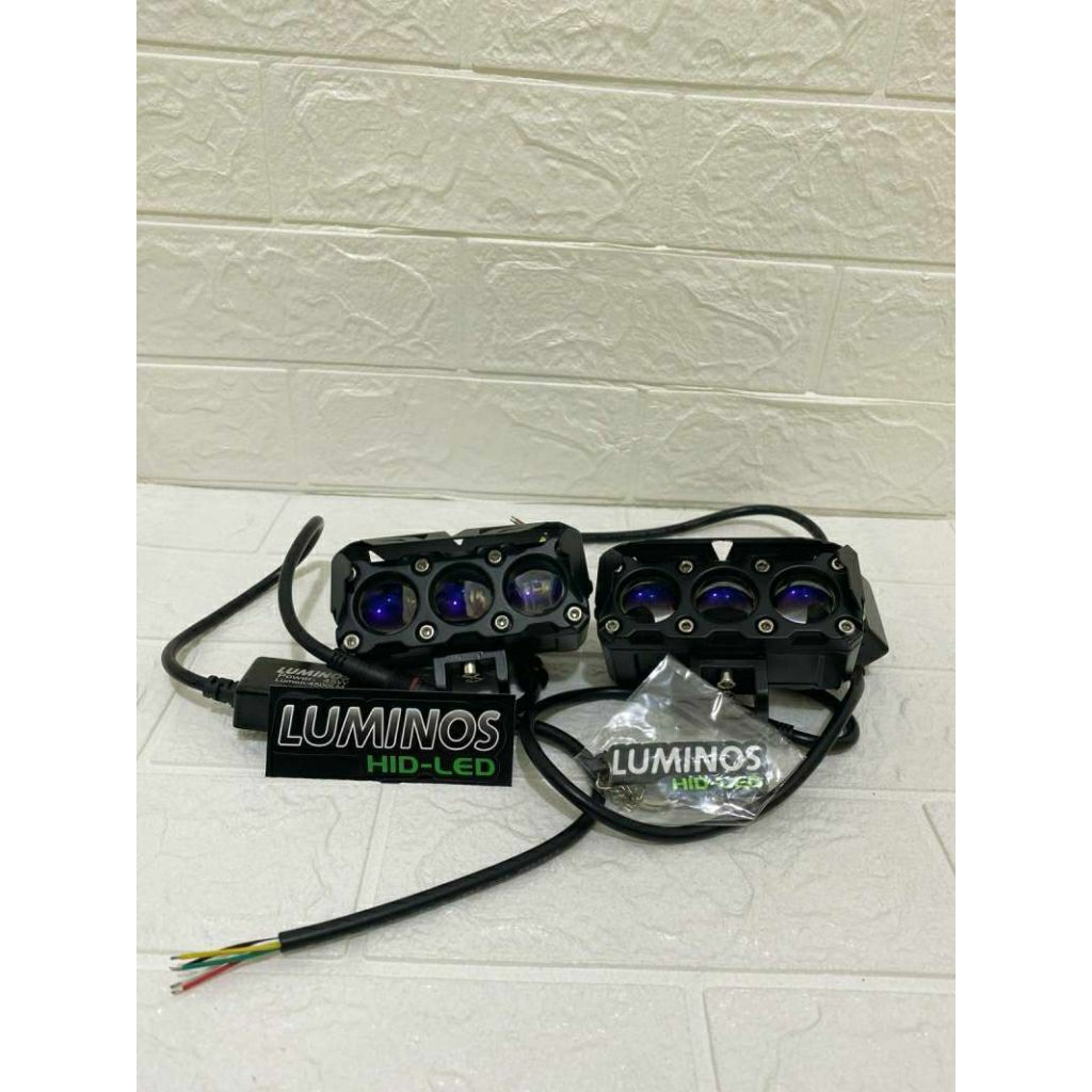 Lampu Sorot Luminos Q9 3 Mata