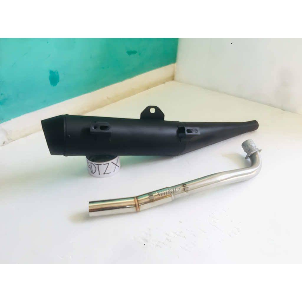 knalpot racing supra fi pnp grand supra fi supra x125 batman original AMR racing exhaust