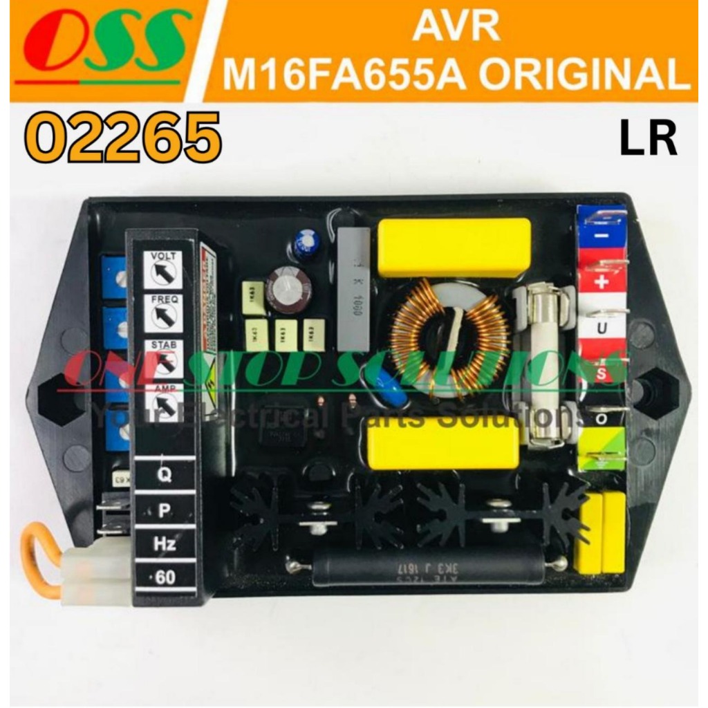 AVR GENSET MARELLI M16FA655A MARK V GENUINE ORIGINAL AVR GENERATOR GENSET